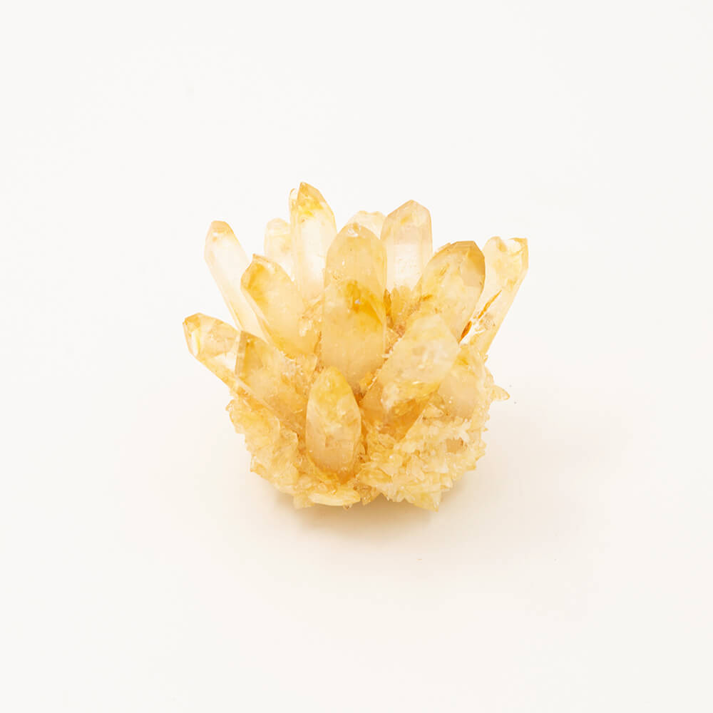 Golden Quartz Crystal Cluster