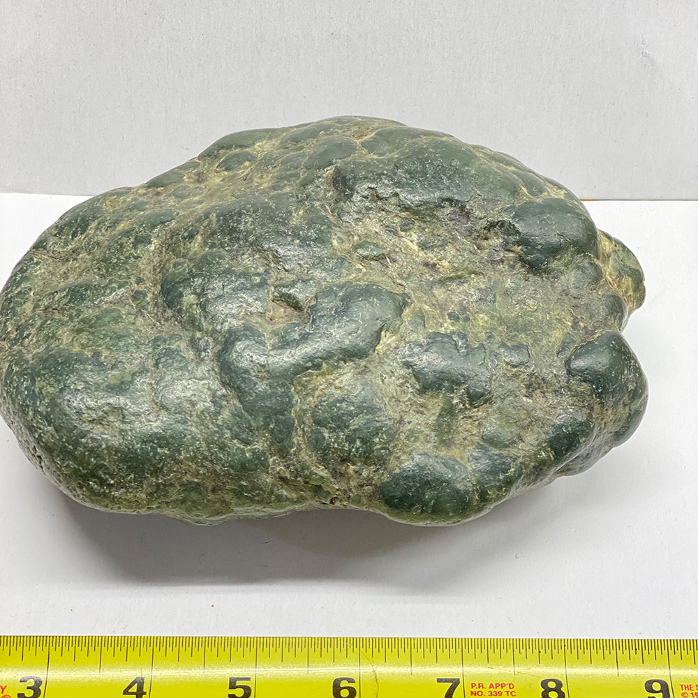 California Eel River Covelo Botryoidal Jade Rock