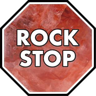 Rock Stop Logo Red Gem