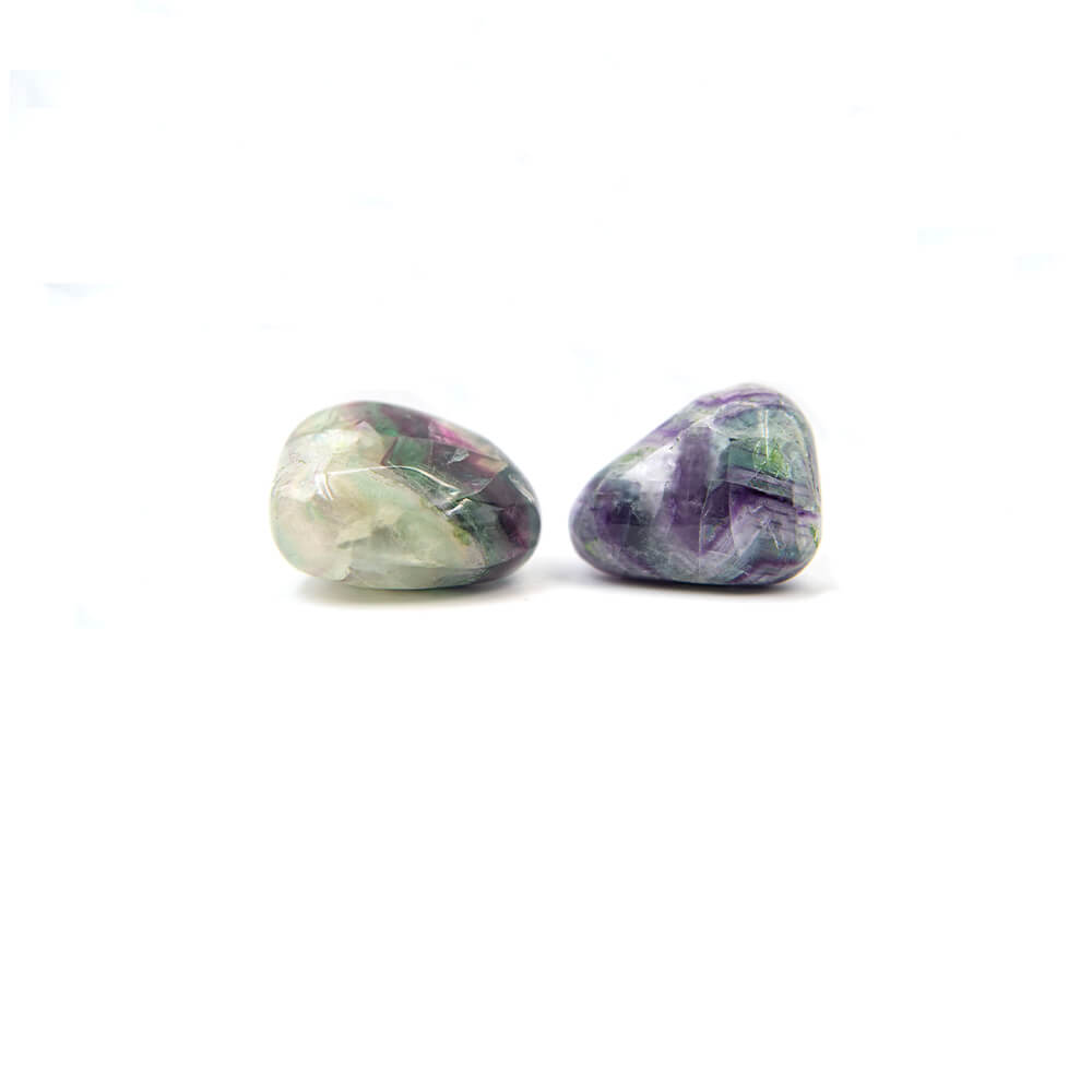 Absolutely beautiful Rainbow Fluorite free form pieces.  Each is about 3 inches at the greatest measurement across. Fluorite is considered a crystal of positive energy transformation.